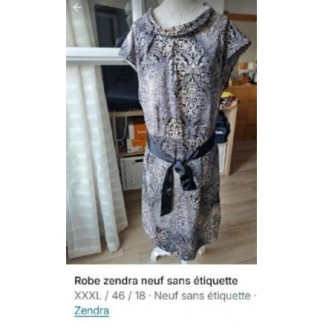 Robe zendra neuve taille 46