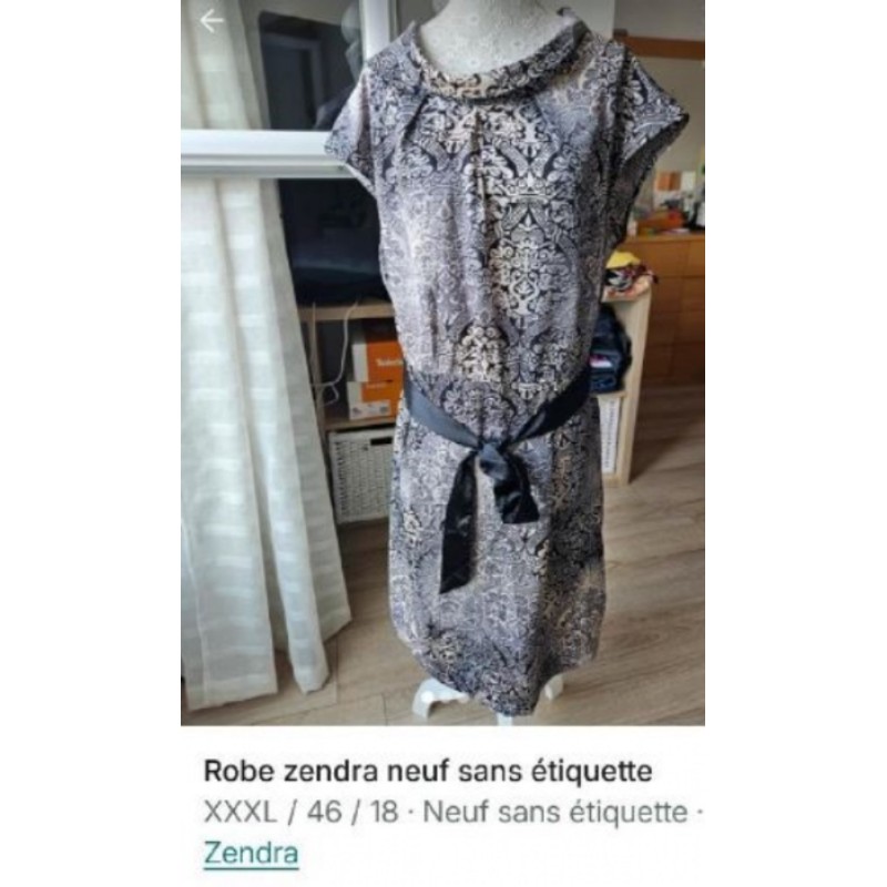 Robe zendra neuve taille 46