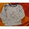 Tee-shirt manches longues 12M grain de blé 