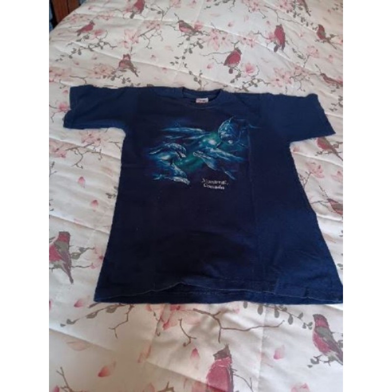 Tshirt imprimé dauphins - taille M