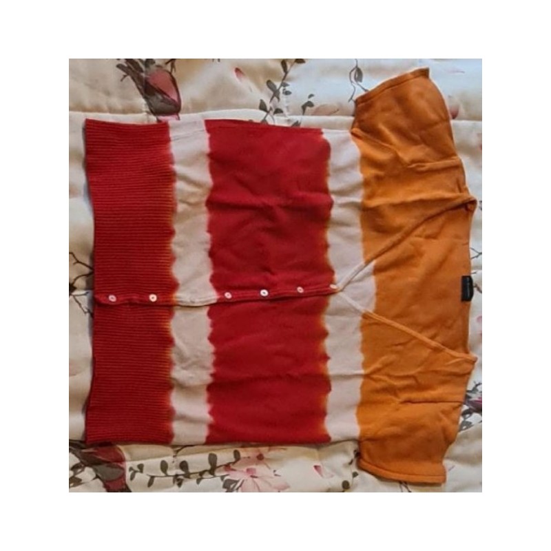 gilet tricolore manches courtes - In Extenso - taille 42/44