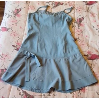 robe courte bleue - taille 42