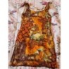 robe courte orange - taille 42 