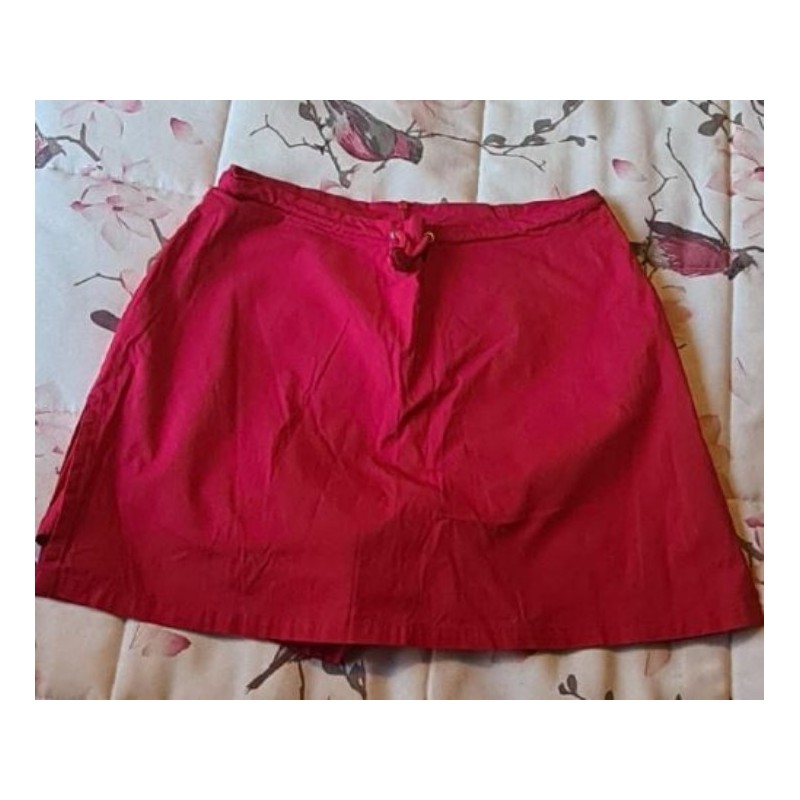 jupe short couleur framboise - taille 42
