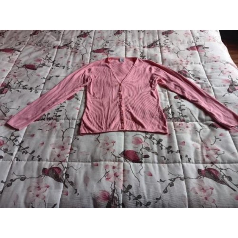 gilet rose manches longues - Camaïeu - taille 40