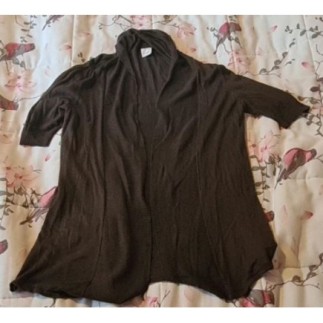 gilet marron manches...