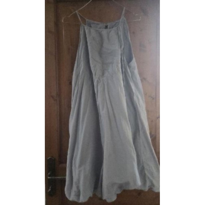 Robe grise été coton/soie taille S/M Made in Italie