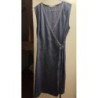 Robe Bleue portefeuille lin taille 2