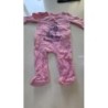 Pyjama bébé rose 62 cm