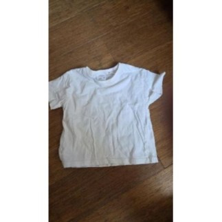 T-shirt bébé ZARA blanc 6-9...