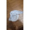Chapeau bébé H&M rayé blanc et bleu 3-6 mois