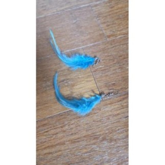 Boucles d'oreilles plumes...