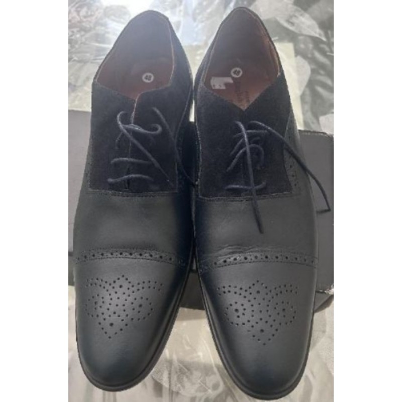 Chaussure de ville neuve (couleur bleu marine, English Classic,Taille 48)