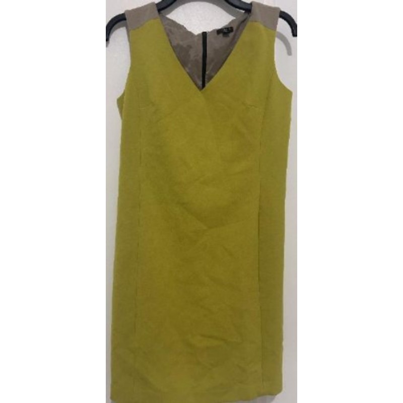 Robe Vert pomme/noir-Femme- Taille M-Ann Taylor 