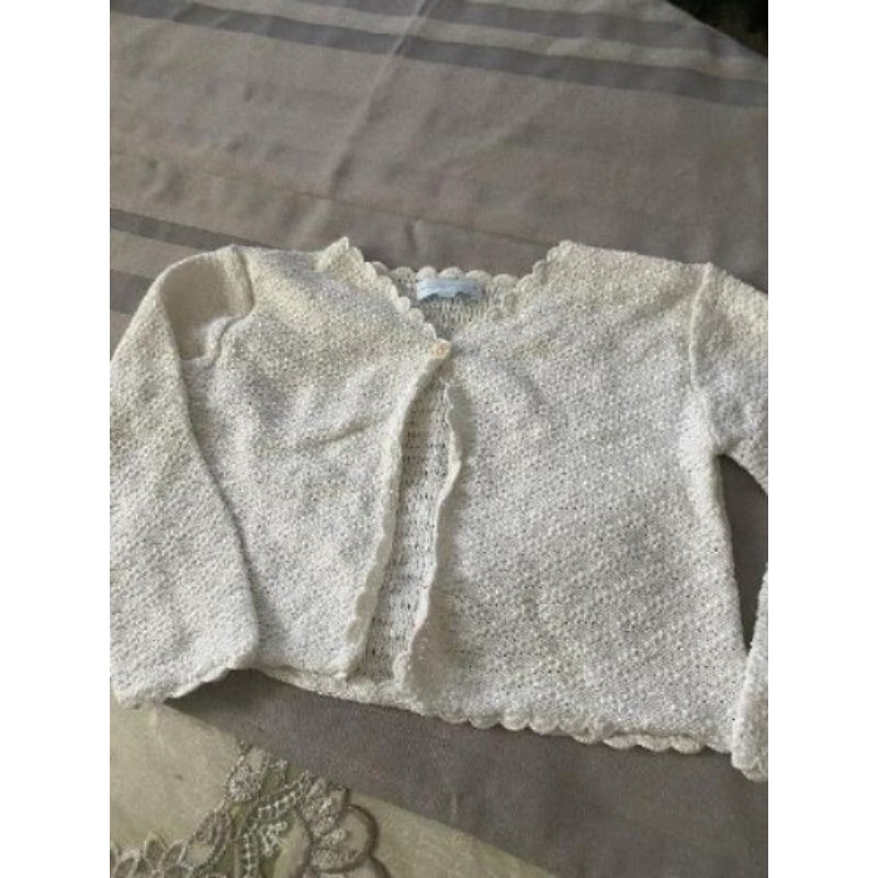 Gilet blanc 8 ans 