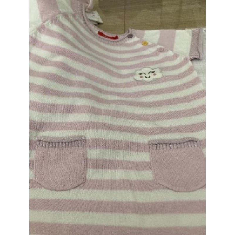 Robe rayée tissalia  1 an