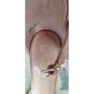 Escarpins beige en daim 39