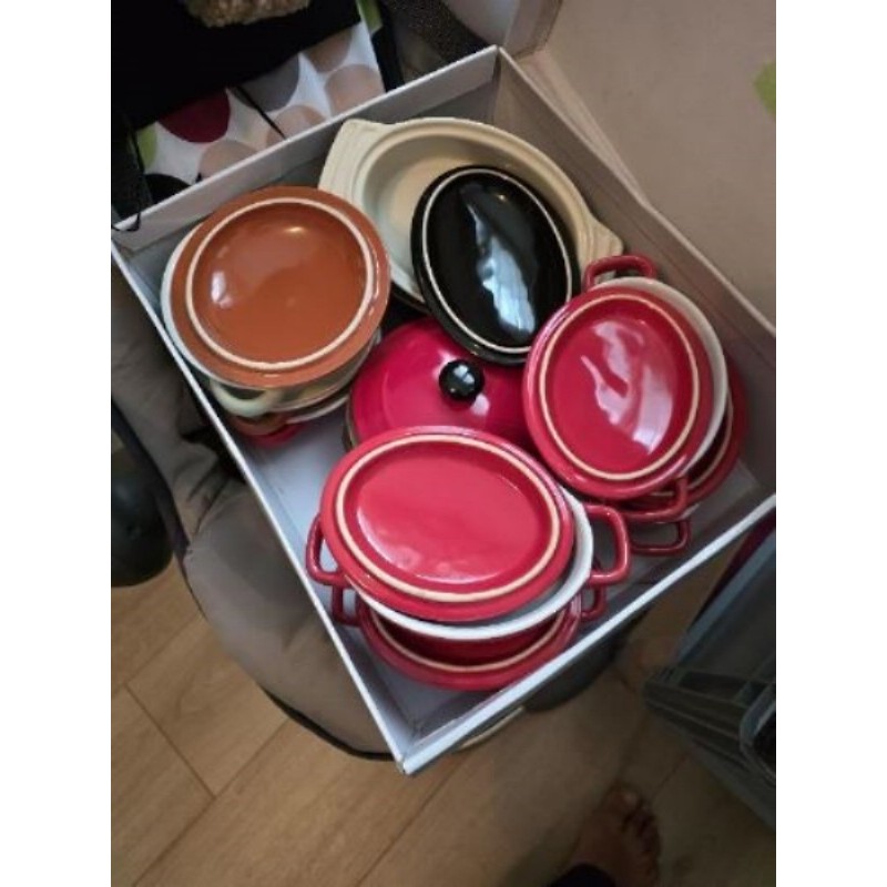 Moule recipient individuelle le lot de 10 multicolor