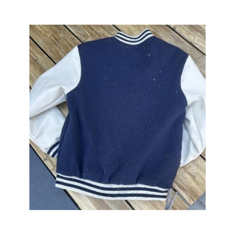 Veste type Teddy primark bleu/Blanc T.12,13 ans 