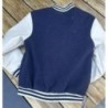 Veste type Teddy primark bleu/Blanc T.12,13 ans 