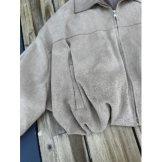 Veste Daim Kiabi Beige T.S 