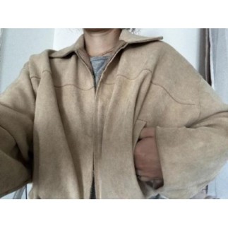 Veste Daim Kiabi Beige T.S 