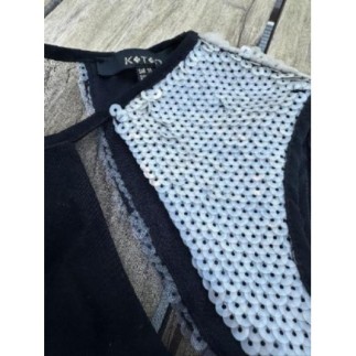 Robe moulante noir Séguin...