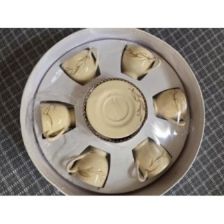 Coffret tasse a cafe beige