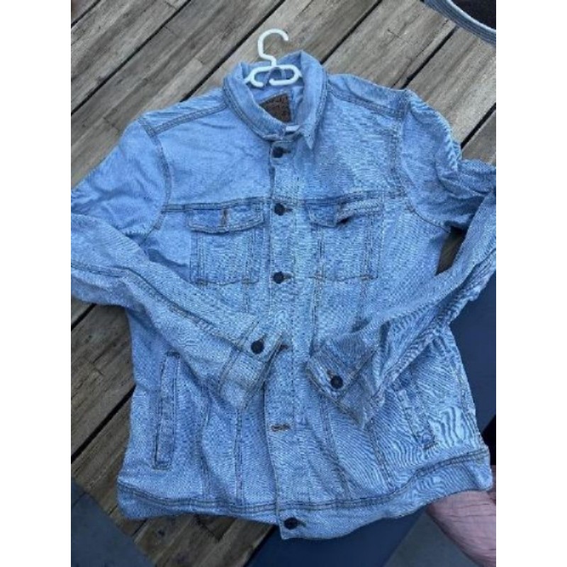 Veste en jeans pull ans bear taille L