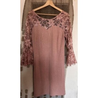 Robe de soirée rose...