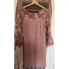 Robe de soirée rose dentelle BodyFlirt T40/42