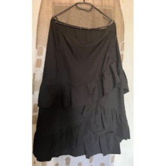 Jupe noire à étage 2XL