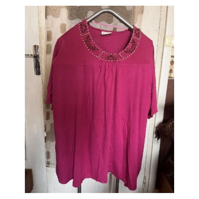 Haut rose/perle Femme Canda xxL