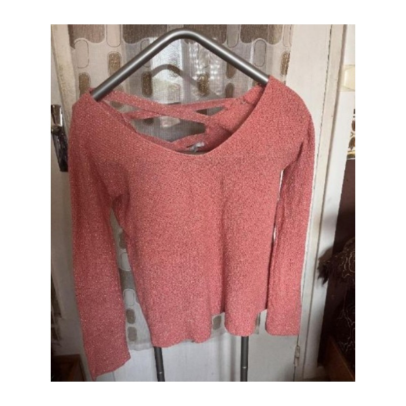 Pull rose femme TL