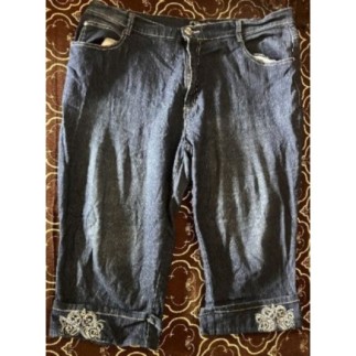 Pantacourt en jeans femme...