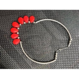 Collier acier et grosses...