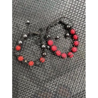 Lot deux bracelets perle...