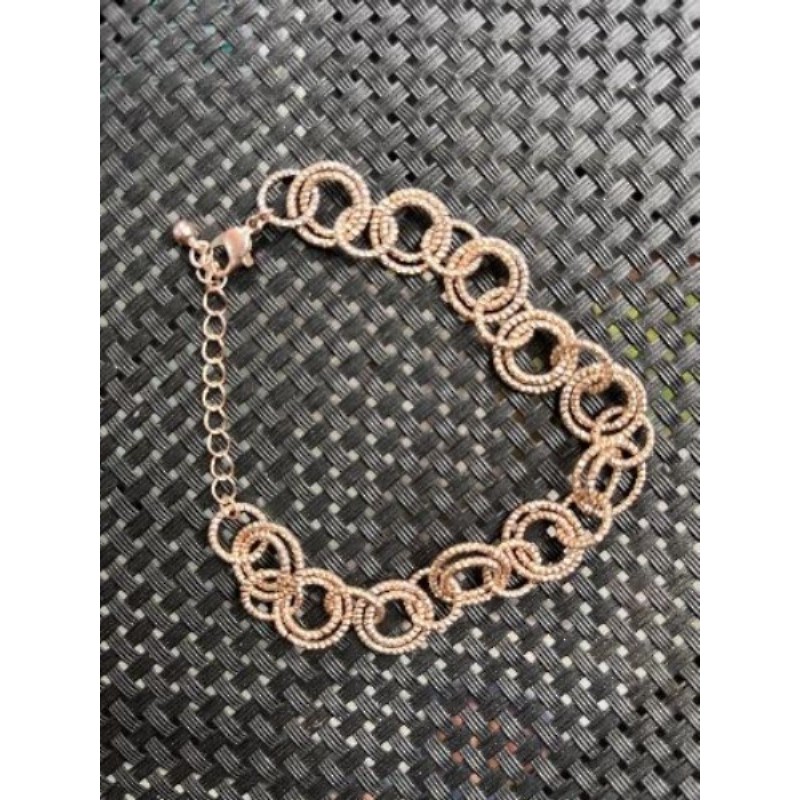Bracelet couleur or rose 