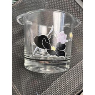Sceau à glace en verre 