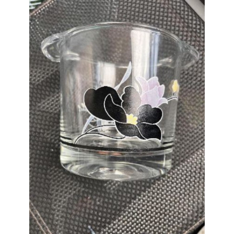 Sceau à glace en verre 