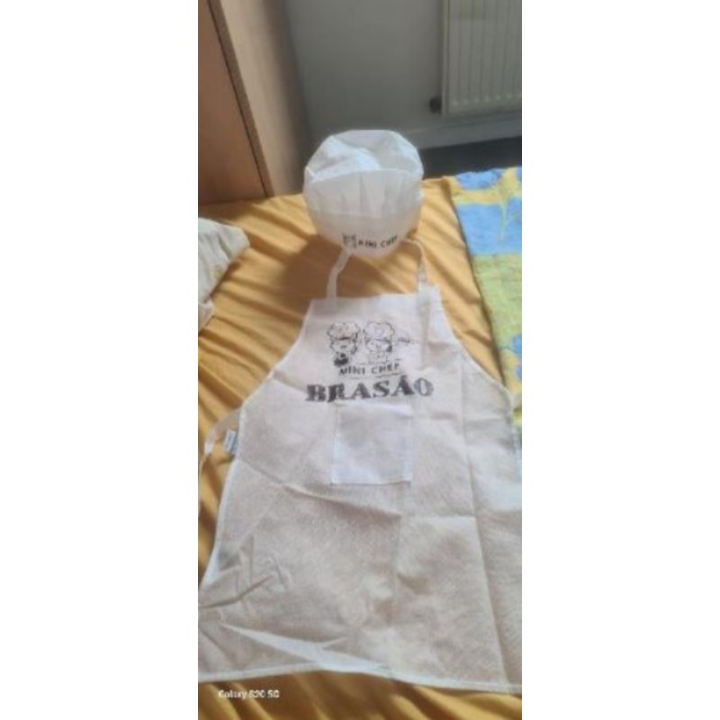 Mini chef : tablier + toque