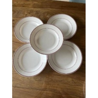 Lot 5 assiettes creuses 