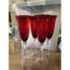 Lot de 5 flûtes rouge 