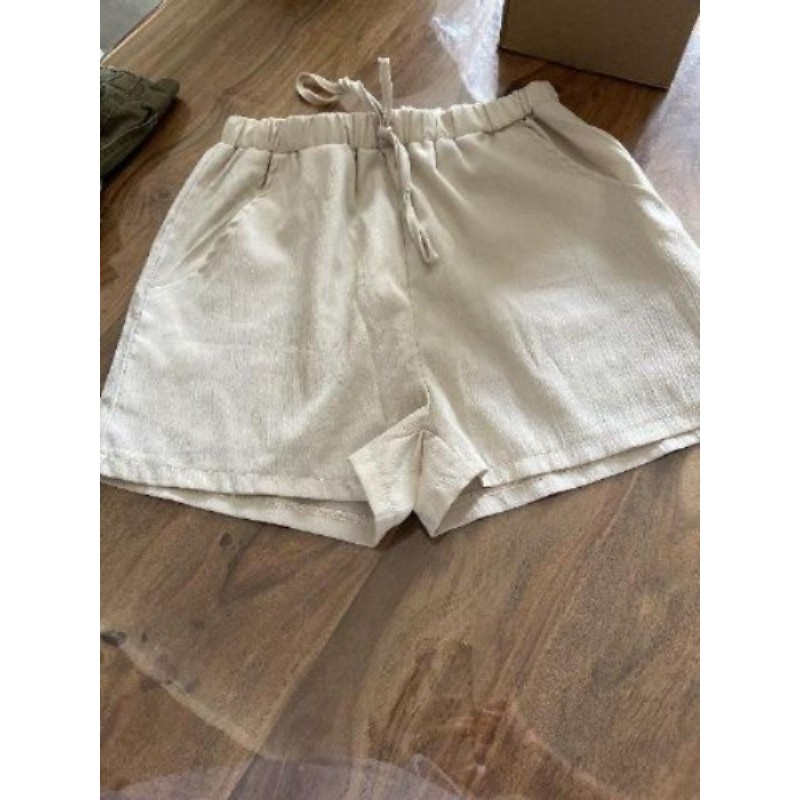 Short femme TS beige 