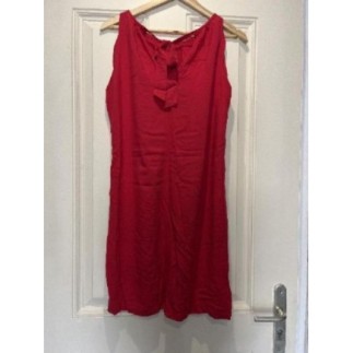 Robe été rouge camaïeu T38/40