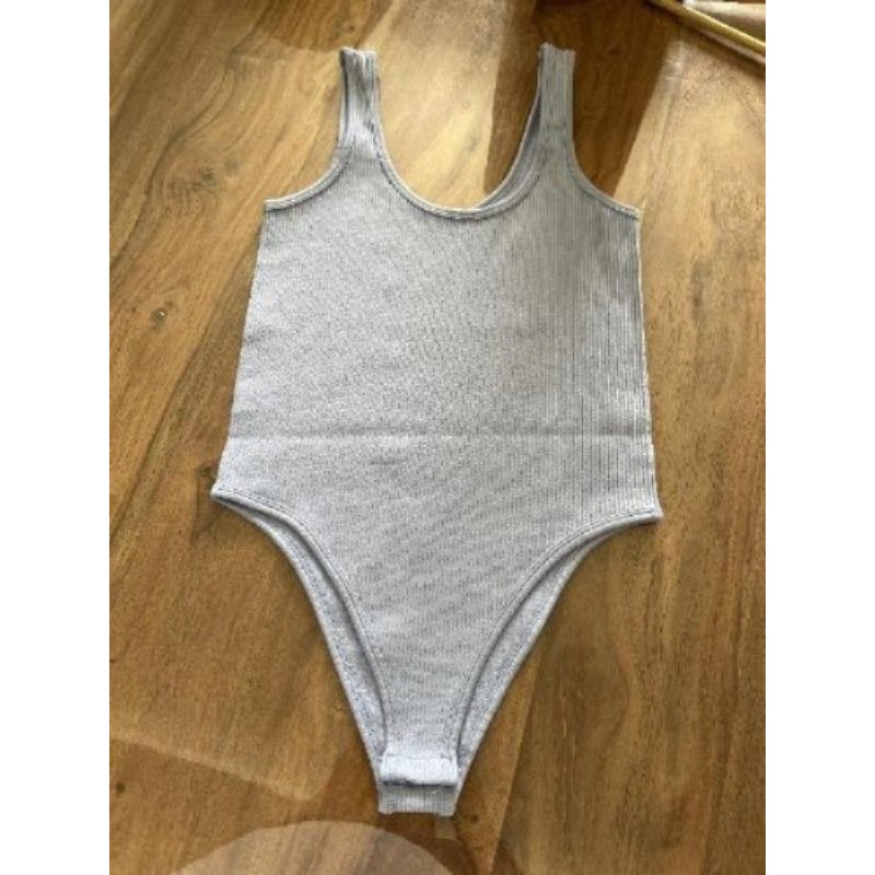 Body clair côtelé TS