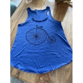 T-shirt femme velo bleu TM