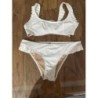 Maillot de bain 2pieces blanc Ts