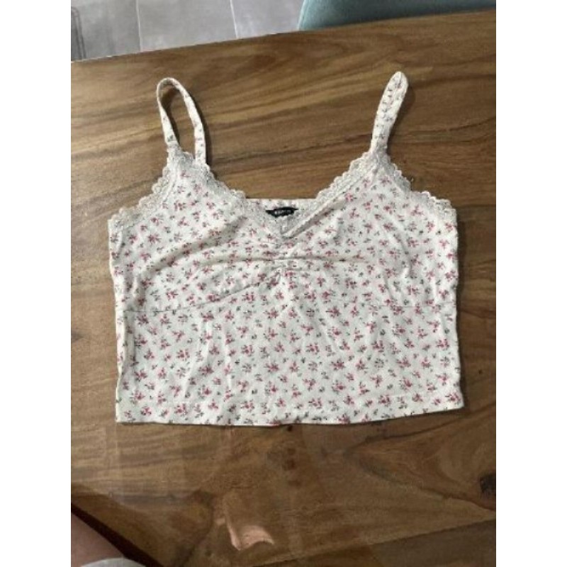 Haut court petite fleur 