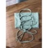 Peti haut bustier lacet dos vert Ts